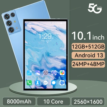 Novo Tablet S30pro Android 13.0 16GB de RAM 1TB ROM Dual SIM dual standby WIFI GPS do Google Play Chamada com teclado Global Edition