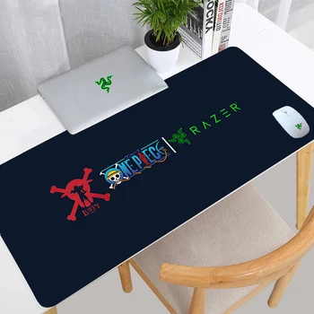 Japão anime RAZER Um Pedaço logotipo Jogos Mousepad Personalizado Computador de Mesa Tapetes de Escritório Portátil de Borracha Natural, Macio Pc Mouse Pad